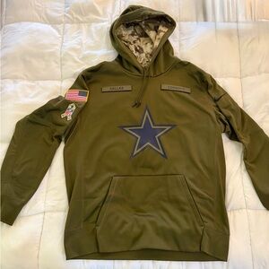 Nike Dallas Cowboys 2018 NFL Salute to Service, Sideline Standard Issue Hoodie